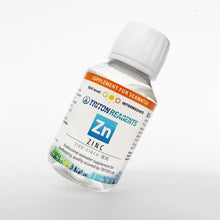 Lade das Bild in den Galerie-Viewer, TRITON Reagents Zink (Zn) 100ml - Vorderansicht